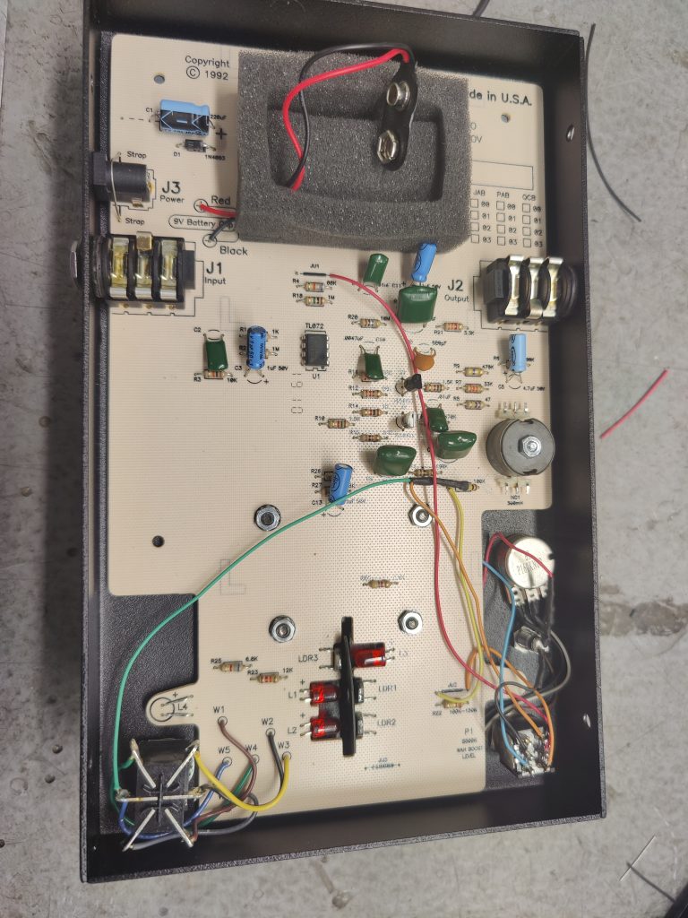 Morley Power Wah Volume boost mod