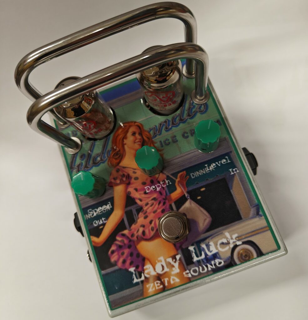 High voltage tube vibrato pedal Lady Dirt