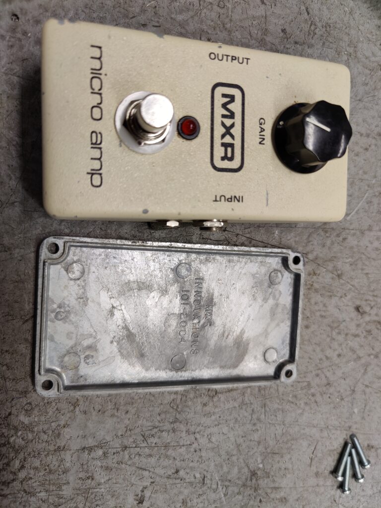 MXR-micro amp, repair and mod